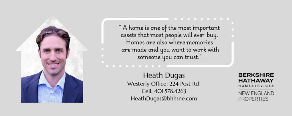 Platinum event sponsor Heath Dugas of Berkshire Hathaway Homeservices, New England Properties.